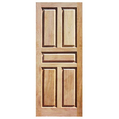 Porte pin 5P brut - Ep. 3.5 x l. 83 x H. 211cm