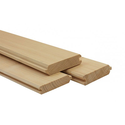 Lame à volet pin traité - classe 4 vert - Ep. 21 x l. 90mm x L. 3m