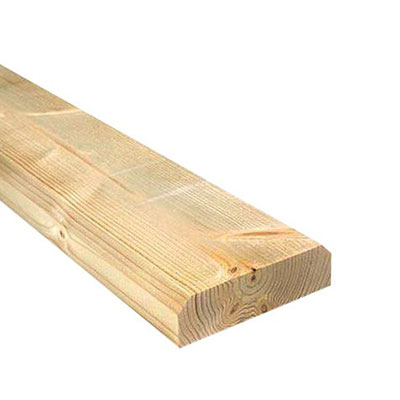 Barre d'assemblage pour volet pin vert traité - classe 4 - Ep. 21 x l. 95mm x L. 3m