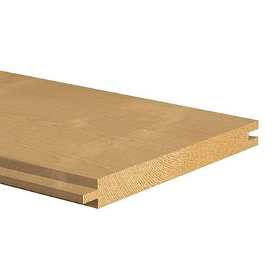 Plancher pin vert traité - classe 4 - Ep. 27 x l. 135mm x L. 3.55m