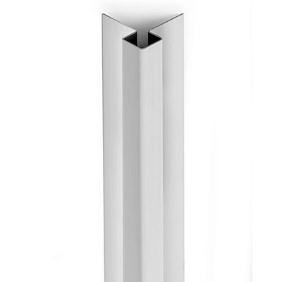 CEDRAL - Profil de coin extérieur symétrique - blanc everest - Long. 3m