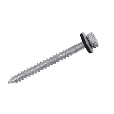 ETANCO - kit Tirefonds à visser galva LBT3 - ø 6 x L. 65 mm + rondelles vulca RVG19  galva - vendu par 100