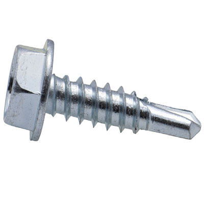 Vis autoperceuse zingué - tête hexagonale ø 4.8 x L. 32mm - Vendu par 250