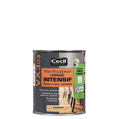 CECIL - Vitrificateur usage intensif - satin - VX303 - 2.5L