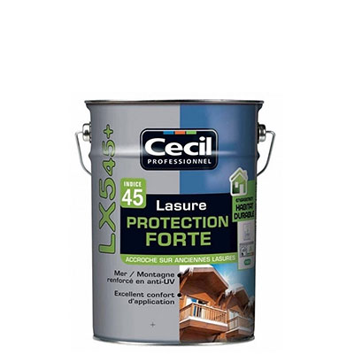 CECIL - Lasure protection forte LX545+ bois - chêne doré - 5L