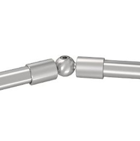 Jonction articulée Rondo R10 pour garde-corps inox - vendu par 4