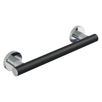 Barre de soutien LEONARDO - noir mat - L. 40cm