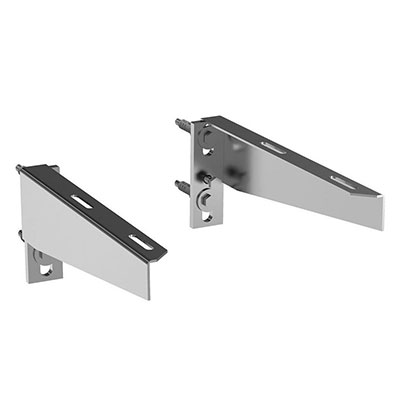 Equerres de fixation pour lavabo PMR Conforma - chromé - vendu par 2