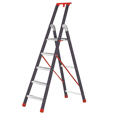 Escabeau - 6 marches - GEDIMAT PERFORMANCE PRO