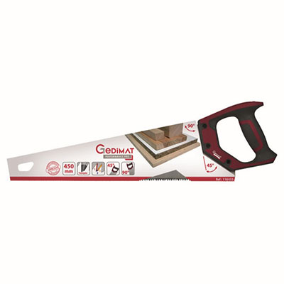 Scie égoïne coupe moyenne Long. 45cm - GEDIMAT PERFORMANCE PRO