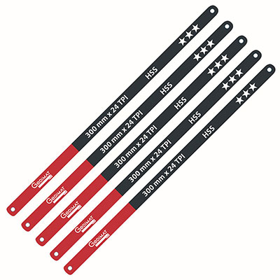 Lame de scie à métaux HSS Long. 30cm - vendu par 5 - GEDIMAT PERFORMANCE PRO
