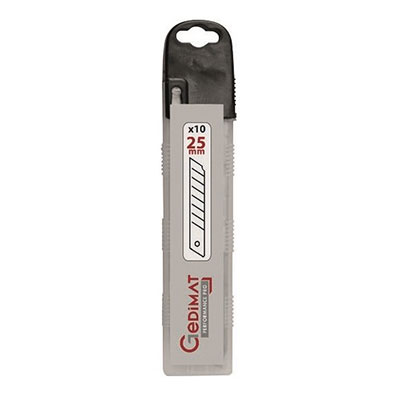 Lames de cutter Ep. 0.7 x l. 25mm - vendu par 10 - GEDIMAT PERFORMANCE PRO