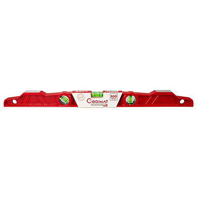 Niveau trapèze à bulle acier Long. 80cm - GEDIMAT PERFORMANCE PRO