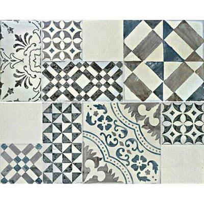 Faïence THIS IS DECOR 20 x 50 cm mate - aniko white mix - boîte de 1 .40m²