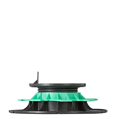 JOUPLAST® - Plot ESSENTIEL réglable pour lambourde - vert - H. 50 à 80mm