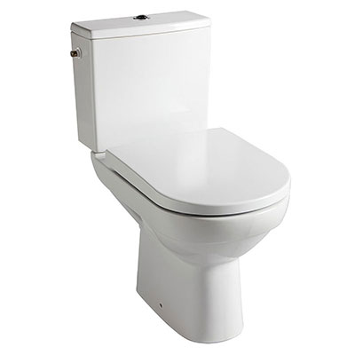 Pack wc CIRY double chasse + abattant - blanc