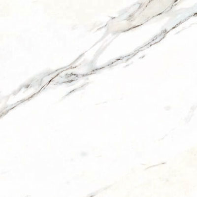 Carrelage intérieur CALACATTA 60 x 60 cm - grès cérame émaillé rectifié - superwhite poli  - boîte de 1 .08m²