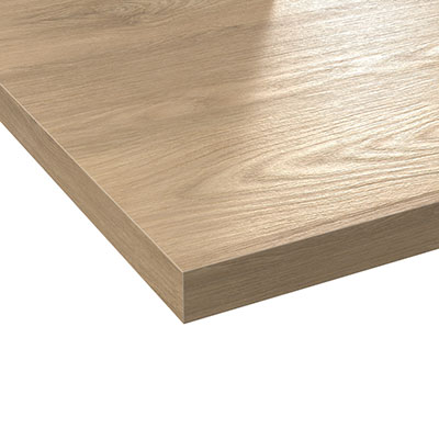 Plan de travail stratifié - fjord chêne - Ep. 39mm x l. 65 x L. 305cm