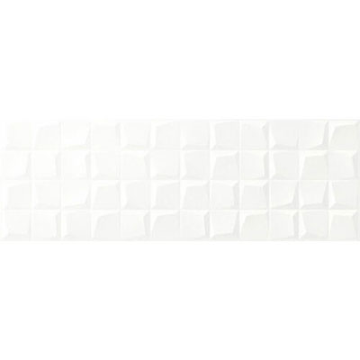 Faïence BLANCO RELIEF 30 x 90cm brillante - blanc - boîte de 1,35 m²