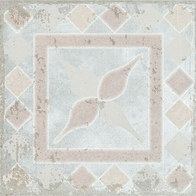 Carrelage intérieur BOULEVARD décor 20 x 20 cm - grès cérame émaillé - Décor B taupe - boîte de 0,56 m²
