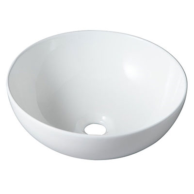 Vasque TABIA à poser - blanc - ø 38 x H. 14cm