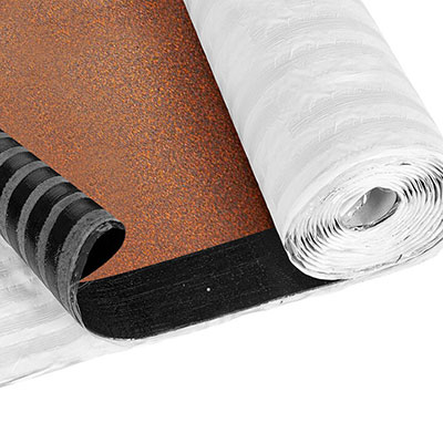SIPLAST - Feuille d'étanchéité adhésive bitumeuse ADESOLO G - rouge - larg. 100cm - rouleau de 7m