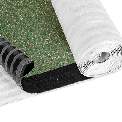 SIPLAST - Feuille d'étanchéité adhésive bitumeuse ADESOLO G - vert - larg. 100cm - rouleau de 7m