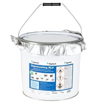 SIPLAST - Traitement d'étanchéité bitumeuse à froid SUPRACOATING RLV - noir - 15kg