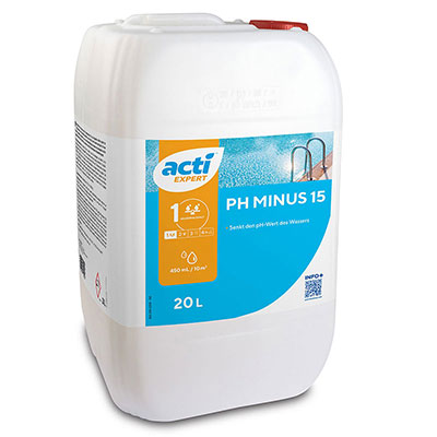 Correcteur ACTI PH MINUS 15 pour piscine - 20L