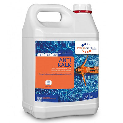Anticalcaire POOLSTYLE Anti Kalk pour piscine - 5L