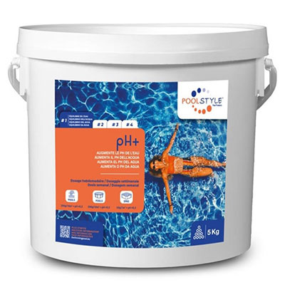 Correcteur PH POOLSTYLE PH+ pour piscine - 5kg