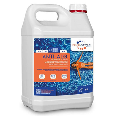 Anti-algues POOLSTYLE Anti-Alg pour piscine - 5L