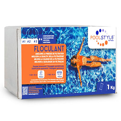 Traitement ACTI FLOCULANT pour piscine - 1kg