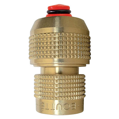 BOUTTE - Raccord Aqua Stop pour tuyau d'arrosage ø 15mm - bague rouge