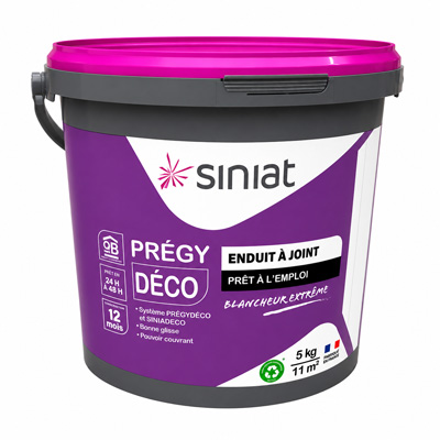SINIAT - Enduit PREGYDECO  - 5kg