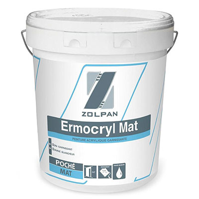 ZOLPAN - Peinture ERMOCRYL Mat 90 - blanc - 20kg