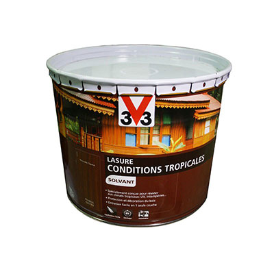 V33 - Lasure tropicale solvante - incolore- 10L