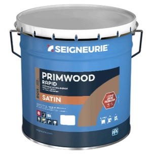 SEIGNEURIE - Impression et finition alkydes PRIMWOOD RAPID - blanc satin - 15L