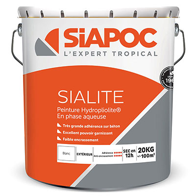 SIAPOC - Peinture SIALITE HYDRO - blanc mat - 20kg