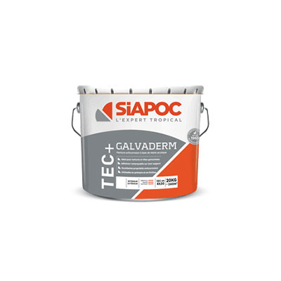 SIAPOC - Peinture antirouille GALVADERM - blanc satin - 10L