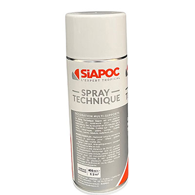 SIAPOC - Peinture galva - argent mat - spray 400ml