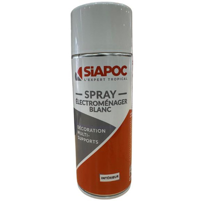 SIAPOC - Peinture électroménager - blanc - spray 400ml