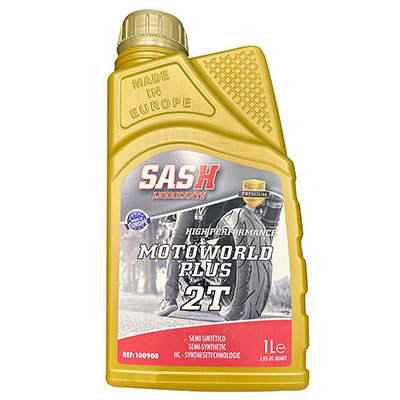 Huile moteur SASH MOTOWORLD PLUS 2T - 1L