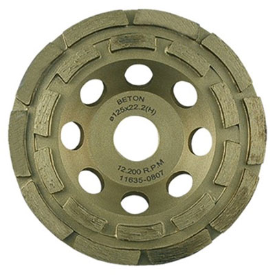 LEMAN - Assiette à poncer EXPERT diamant pour béton ø 100mm