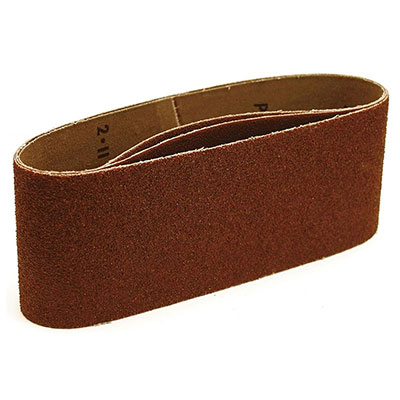 LEMAN - Bandes abrasives sans fin - corindon - larg. 100mm grain 40 - vendu par 3