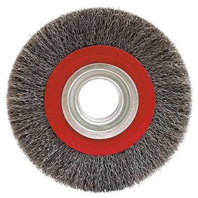 LEMAN - Brosse circulaire fil acier ondulé ø 150mm