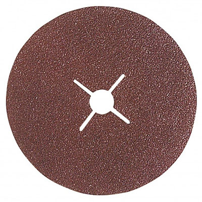 LEMAN - Disques fibres multi-usages - corindon - ø 125mm grain 36 - vendu par 5