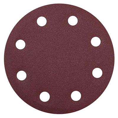 LEMAN - Disques velcro multi-usages - corindon - ø 125mm grain 40 - vendu par 8