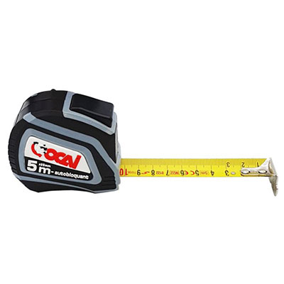 OCAI - Mètre ruban ROBUST boîtier bi-matière antichoc l. 25mm x L. 5m