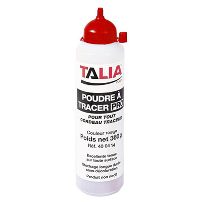 TALIAPLAST - Poudre à tracer - rouge - 360g